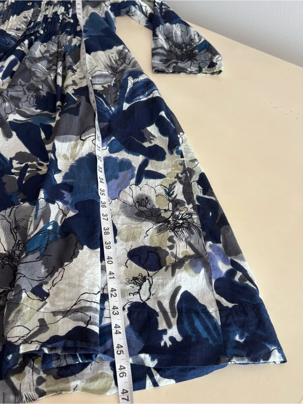 Dress Addict Floral Pleated Button Down Midi Dress Size Medium - Picture 10 of 13